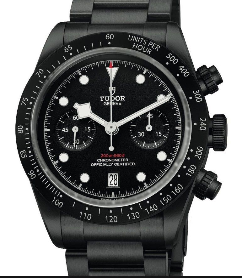 Tudor Black Bay Chrono Dark Limited Edition, Luxury, Watches on