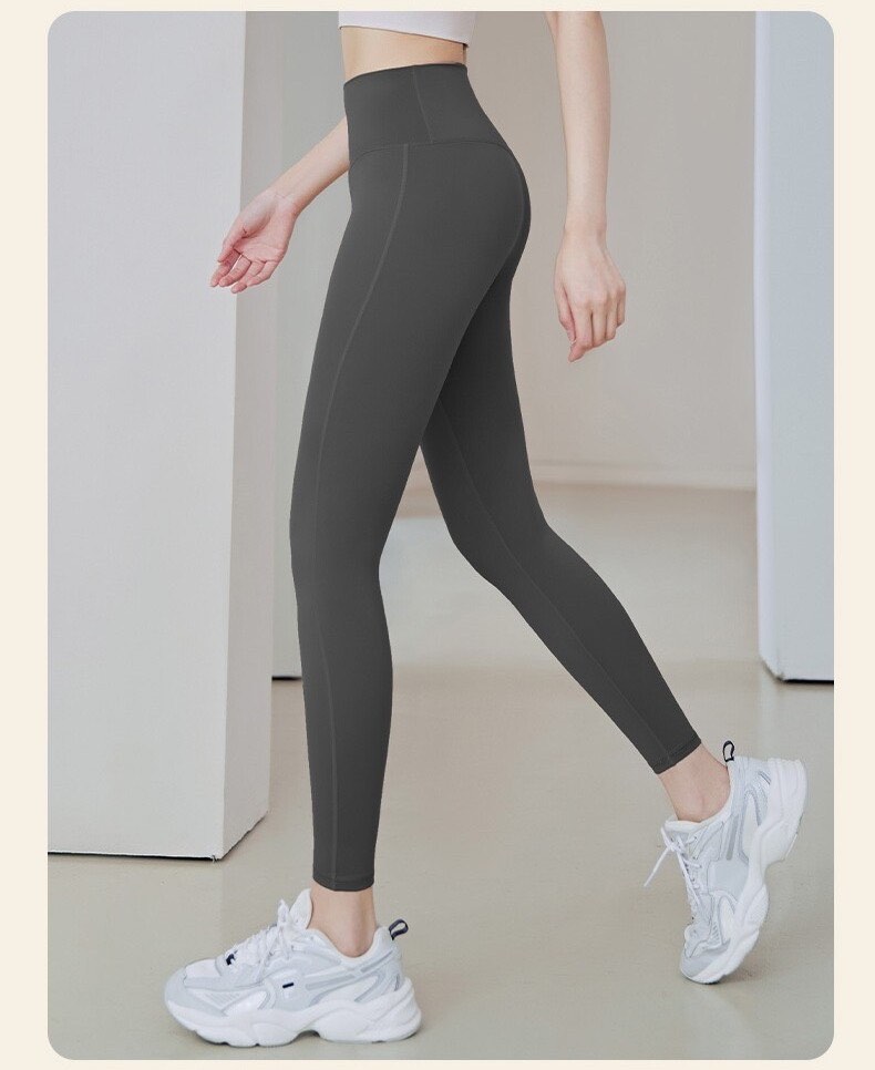 Dark gray yoga pants online