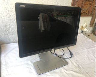 Used HP w2207h Monitor HDMI Widescreen Adjustable Height