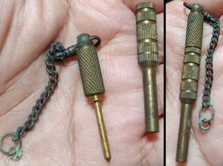 Vintage Brass Nesting Watch Making Tool Punching Tool Stake Watch Key