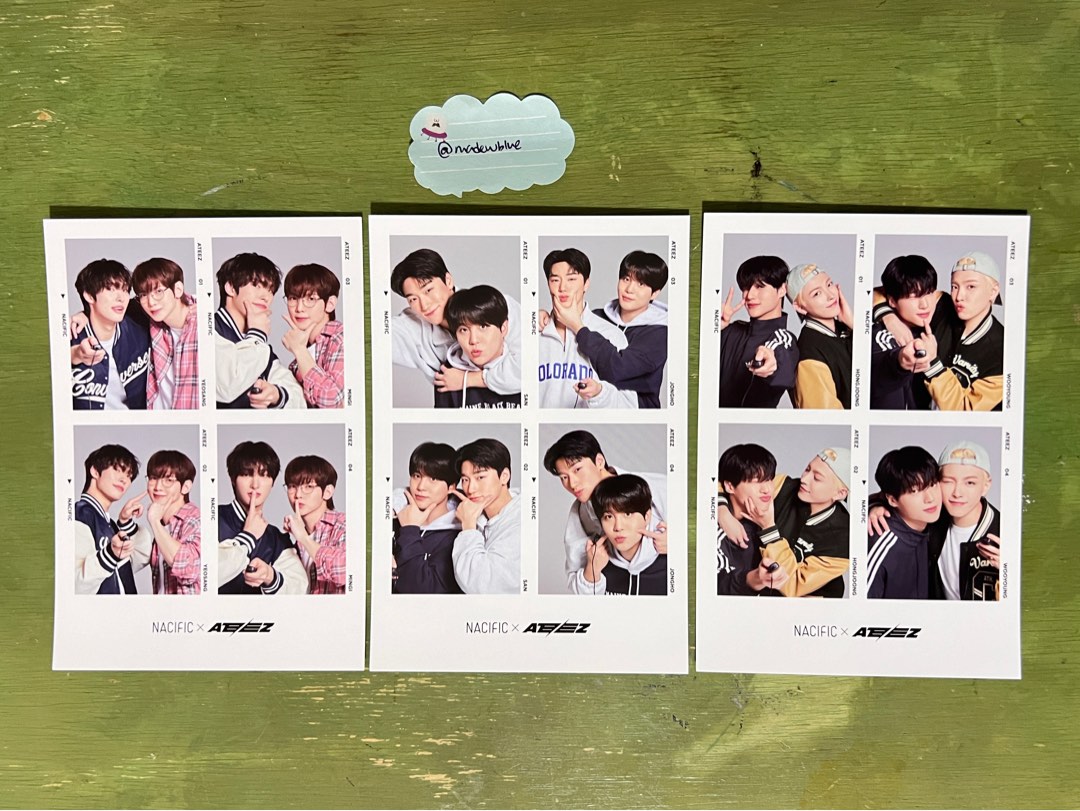 Ateez x Nacific 4 Cut Photo – Idolpopuk