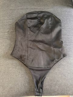 ZARA black corset bodysuit