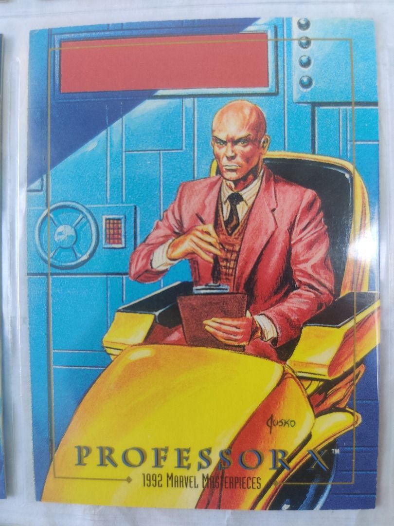 1992 SkyBox Marvel Masterpieces Professor X (Category: Vintage Collectibles) located in Kawit. Submitted by ryuko.matoi (Listing ID 1300026622, Image 1). Description: 1992 SkyBox Marvel Masterpieces Professor X No reply means not interested No trade/swaps No reservation MOP - BDO & Cash Pick up location: Rosedale Residences, Barangay San Sebastian, Kawit Cavite..