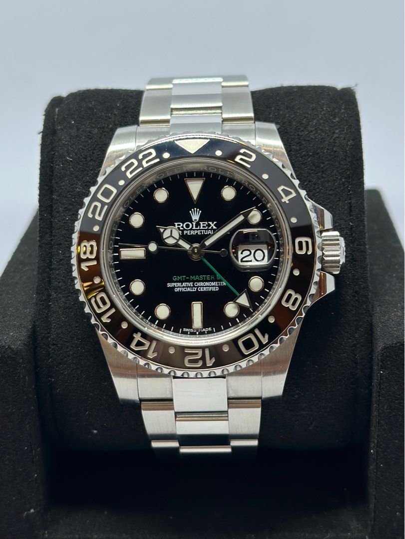 2015 Rolex GMT Master II 116710LN Black 40mm