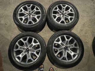 20” Ford Everest 2024 stock used mags 6Holes pcd 139 w/255-55-r20 Goodyear tires fresh thick tires like new