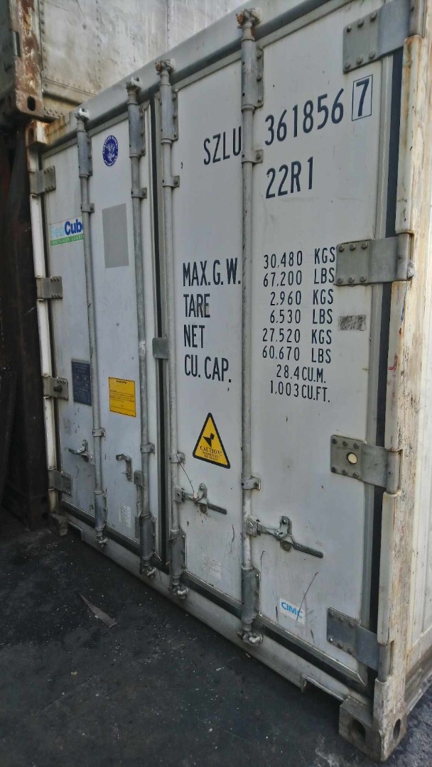 20ft reefer van / reefervan / refrigerated container van, Special ...