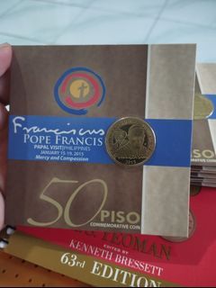 50piso Coin Pope 2015/10pcs