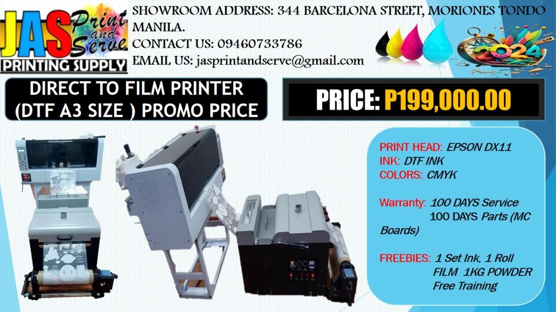 6ft STICKERS PRINTER MACHINE (Category: Printers, Scanners & Copiers) located in Manila. Submitted by geraldhernandez7719 (Listing ID 1299953448, Image 3). Description: UPPLIER HERE! WE ARE LEGIT SUPPLIER OF LARGE FORMAT PRINTER MACHINE . . . . We are legit supplier of Brand New DX11, Dual Head DX11 & i3200 Tarpaulin Sublimation Printer Machine 6f and 10ft, Brand New Laser Cutter and Brand New Cutter Plotter, Brand New Heat Press and other kind o
