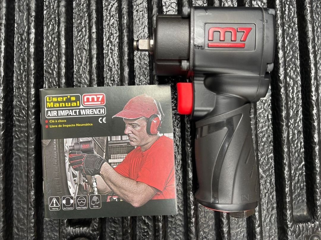 ⅜ inch Mini Air Impact Wrench (Category: Construction Tools & Equipment) located in Imus. Submitted by double.crane_98 (Listing ID 1299965160, Image 2). Description: ⅜" Mini Air Impact Wrench Jumbo Hammer Type Brand: M7 Model: NC-3610Q Max Torque: 350 (ft/lb) / 474 (Nm) Net Weight: 1.50 Kg Air Pressure: 90 psi Brand New Unit GOOD QUALITY AIR TOOL ERGONOMIC👌 LIGHTWEIGHT🏋️‍♂️ HAVE HIGH POWER 💪 !!! FEATURE: + Small but with greater power. Reach 4