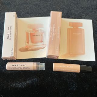 Convenient to carry out for Narciso Rodriguez 0.8ml Eau de parfum cristal, 0.6ml for her MUSC NUDE - SHISEIDO $18 each64190026981762110