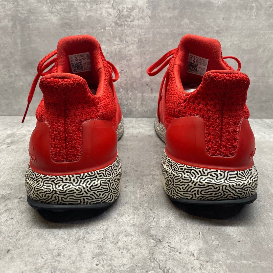 Adidas ultraboost 5.0 DNA vivid red shoes size 10uk
