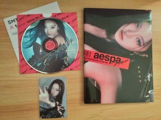aespa Drama Giant ver Ningning cover and pc
kpop merch photocard