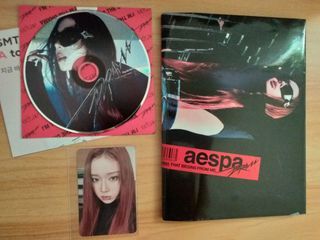 aespa Drama Giant ver Winter cover and pc
Kpop merch photocard