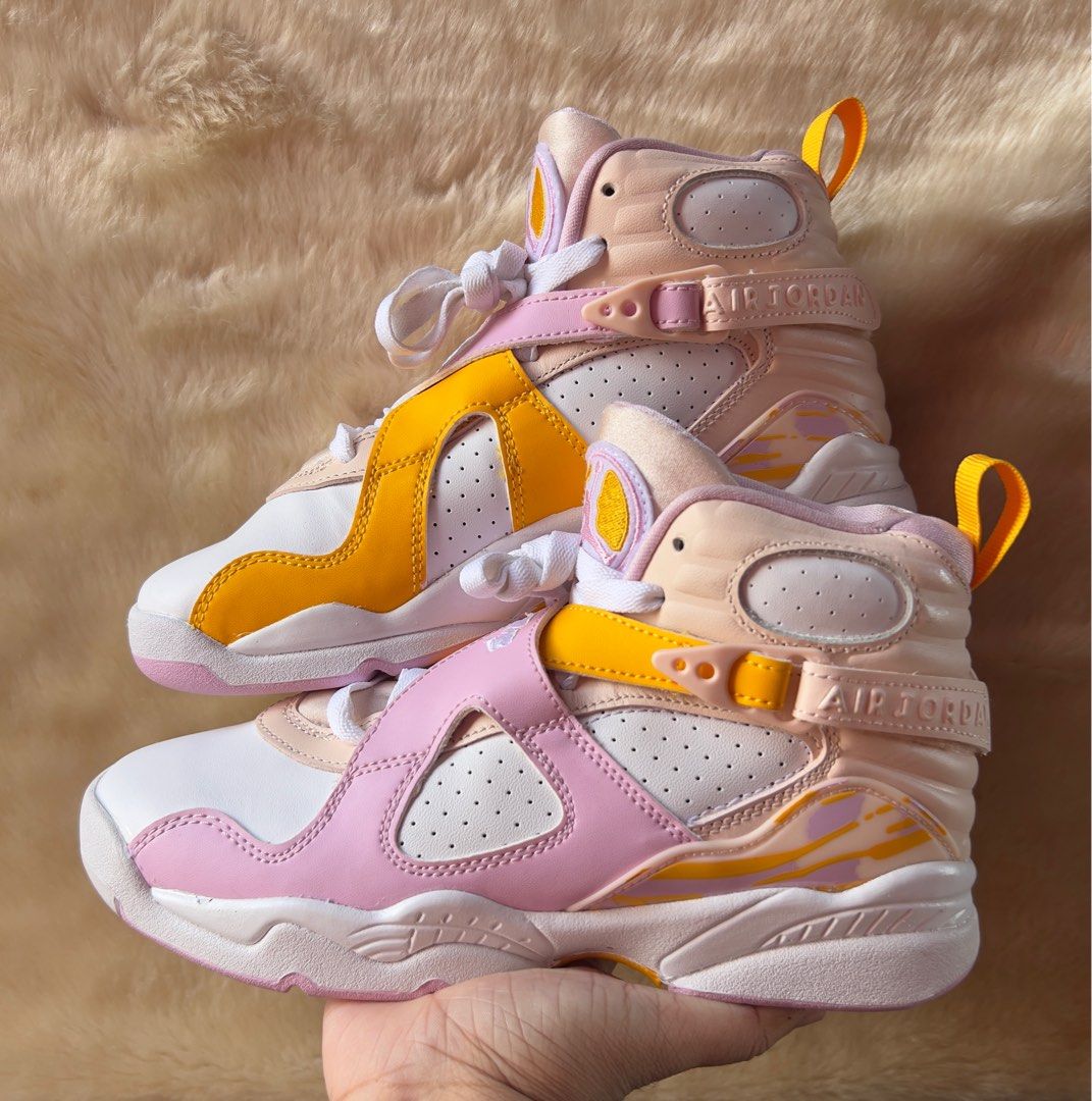 Air Jordan 8 Retro Light Arctic Pink Women shoes Women s Fashion Footwear Sneakers on Carousell