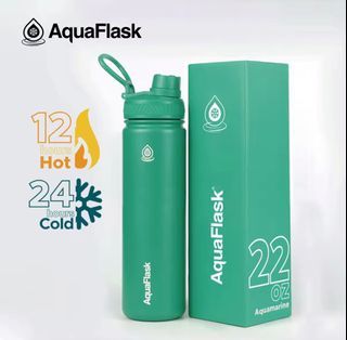 AquaFlask 22oz green bottle