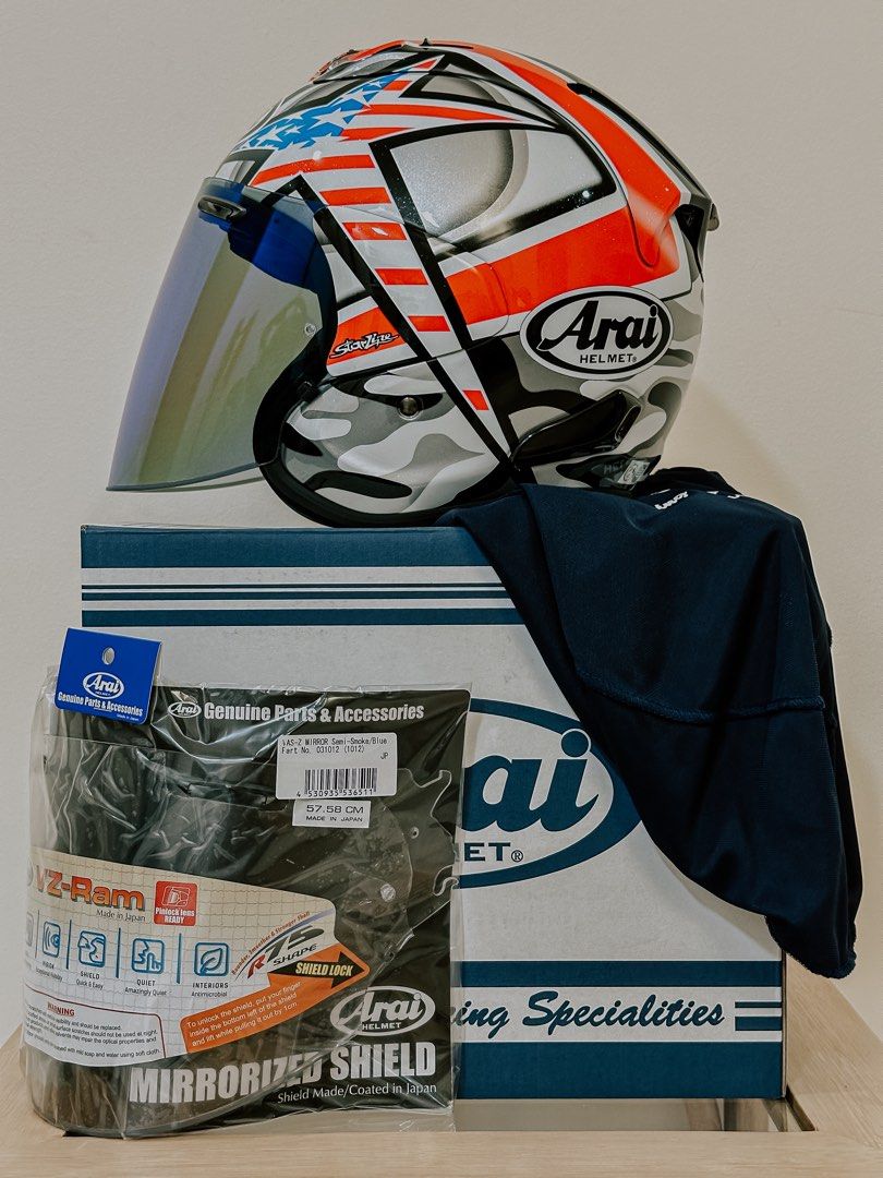 ARAI VZ-RAM HAYDEN LAGUNA, Motorcycles, Motorcycle Accessories on
