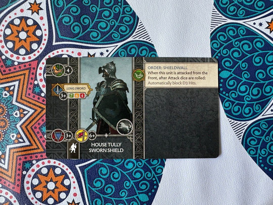 ASOIAF House Tully swornshields, Hobbies & Toys, Toys & Games on