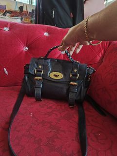 Auth Mulberry Alexa soft leather small