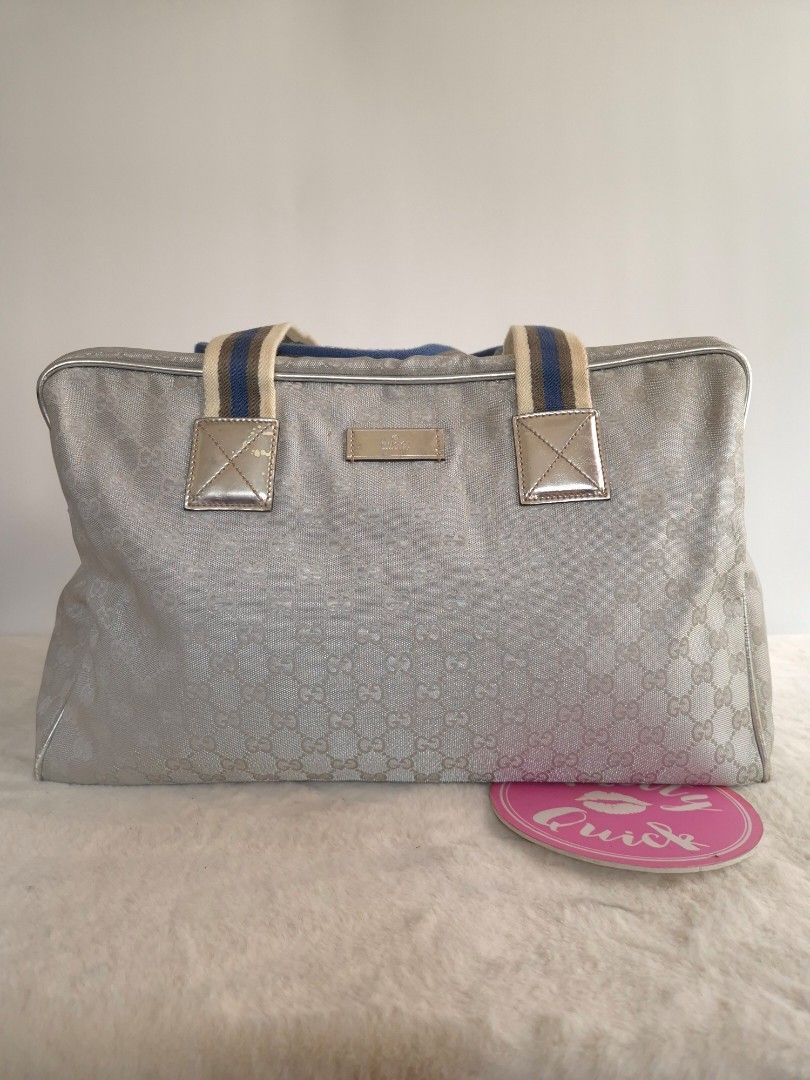 Authentic Gucci Duffle bag canvas Luxury Bags Wallets on Carousell