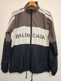 Balenciaga windbreaker jacket big script oversized type