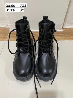 Korean Black Boots
