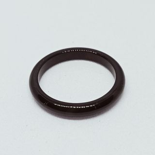 Black Onyx Bangle Ring Size 6