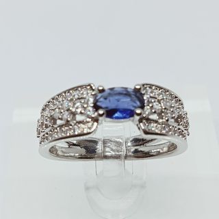 Blue Sapphire Ring. Size 6.