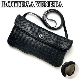 Bottega Veneta Shoulder Bag Intrecciato Turnlock Black