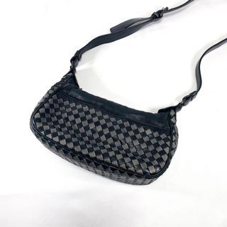 Bottega Veneta Shoulder Bag Intrecciato Leather Mini Black Black