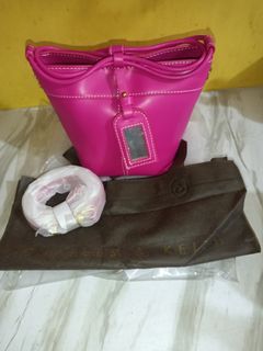 Brand New Charles and Keith Drawstring Bucket Bag