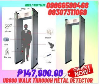 brand new For Sale walkthrough metal detector UB600
