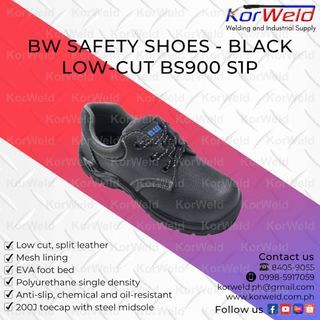 BW Safety Shoes Black Low-Cut BS900-S1P