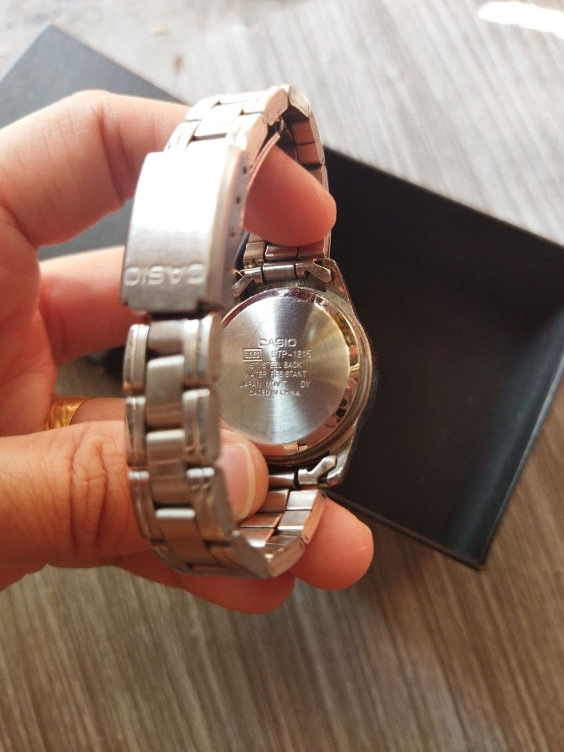 CASIO japan mov t LTP 1215 3363 woman watch