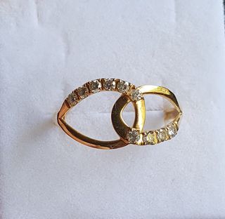 CC Ring K18 Yellow gold with Natural Diamond