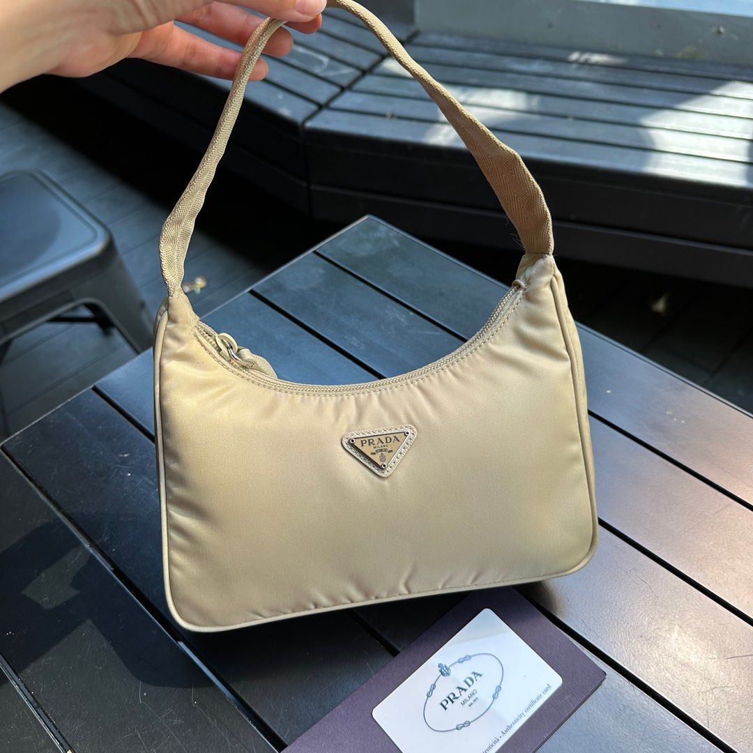 🔥Cheapest Prada Re-Nylon Re-Edition 2000 mini hobo shoulder bag