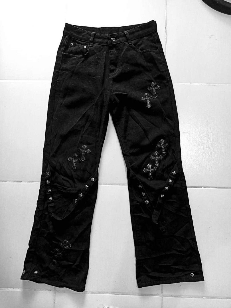 Is Chrome Hearts Cheaper In Japan Chrome hearts flare Jeans japan, Men's Fashion, Bottoms, Jeans on Carousell