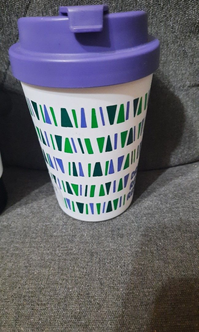 Coffee cup plastic material 5x3" (Category: Coffee & Tea Tableware) located in Manila. Submitted by luckycharm_215 (Listing ID 1300025648, Image 2). Description: unused minor scratches on print UK origin.