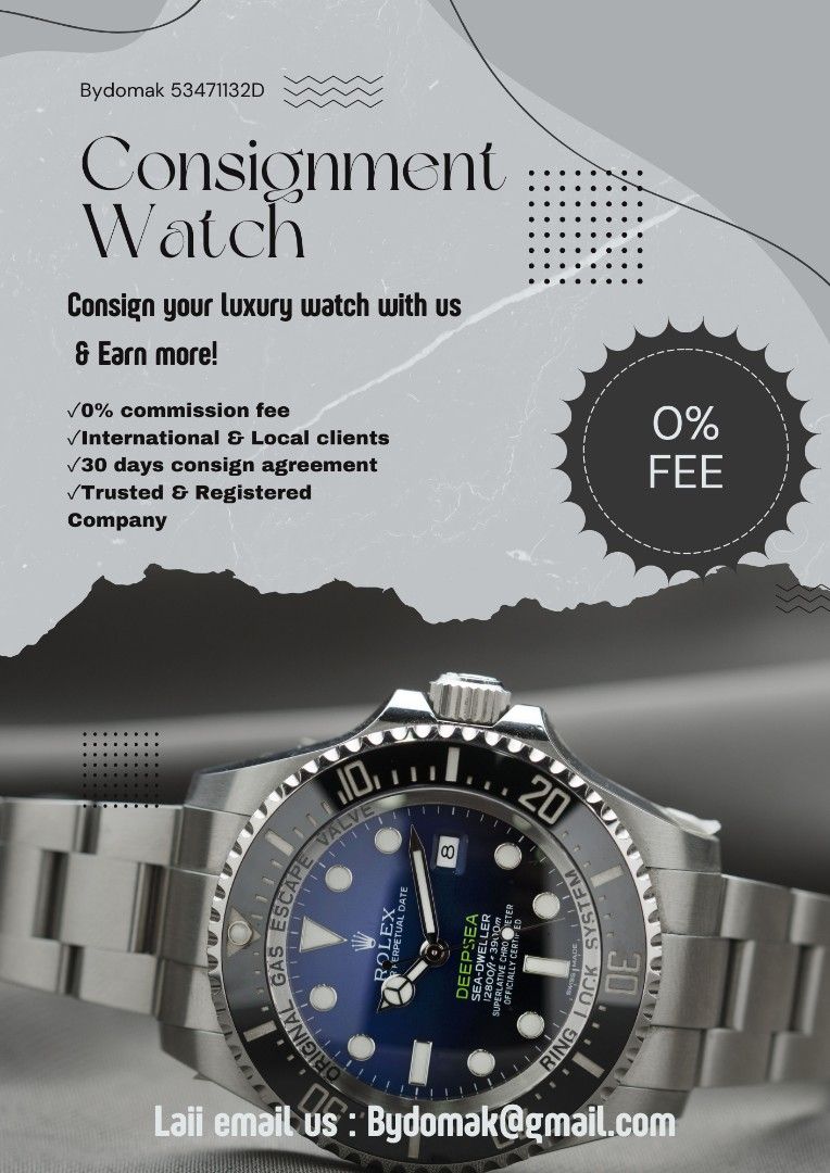Luxury watch consignment shop