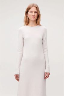 COS Long Mid-Weight Knit Dress