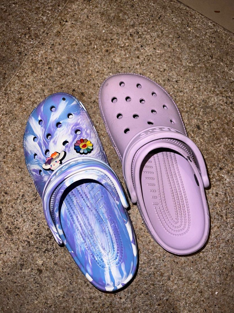 Pastel purple crocs on sale