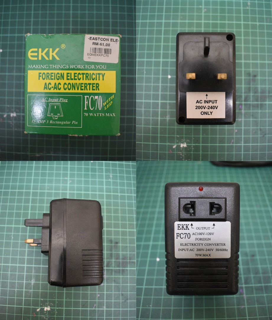 downstep plug (Category: Electrical, Adaptors & Sockets) located in Shah Alam. Submitted by ackimann (Listing ID 1300051143, Image 1). Description: refer photo.