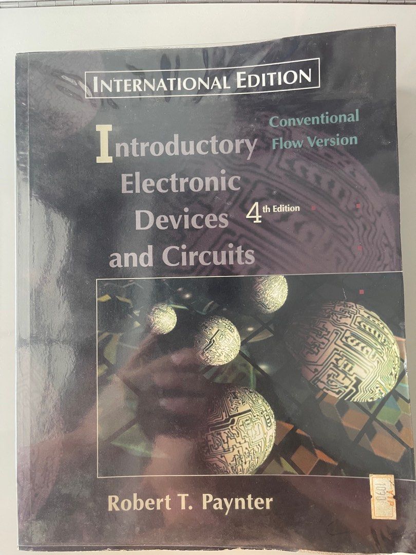 Engineering and programming books (Category: Textbooks) located in Singapore. Submitted by xinetic (Listing ID 1299960413, Image 1). Description: 1st book - Introductory Electronic Devices and Circuits 2nd book - Engineering Problem Solving with ANSI C. From Prentice Hall International Edition..
