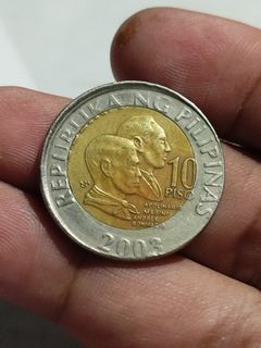 Error 10p BSP coin off centered