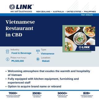 Established Vietnamese Restaurant for Sale