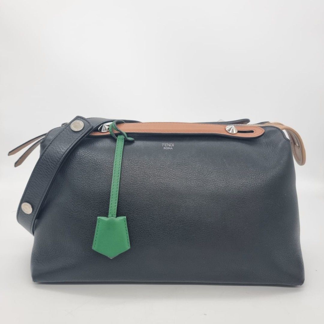 Fast Sale Preloved Fendi By The Way Large Tricolor 2017 size 33 x 15 x 20 With strap P. 94cm and clochette Nett Exclude ongkir 12 Barang Mewah Tas Dompet di Carousell