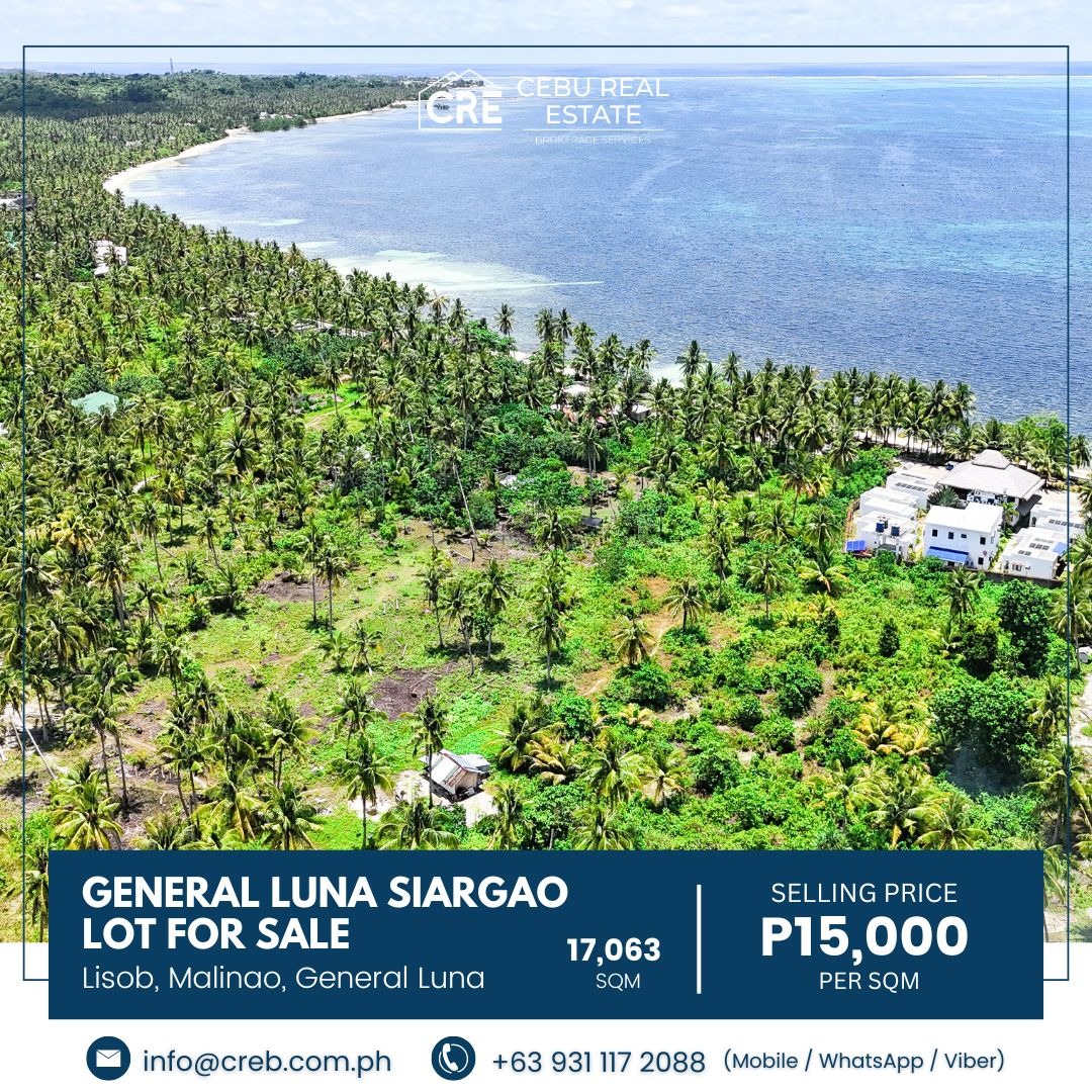 Cabitoonan General Luna Siargao Sunset Bridge Lot for Sale, Property, For Sale, Lot on Carousell