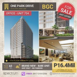 For Sale! BGC OFFICE One Park Drive