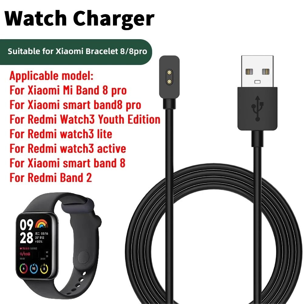 For Xiaomi Mi Band 8 5 6 7 Pro USB Charger Redmi Magnetic Adapter Replacement Oem Charging Cable Smart Watch Bracelet Mobile Phones Gadgets Mobile Gadget Accessories Chargers Cables on Carousell
