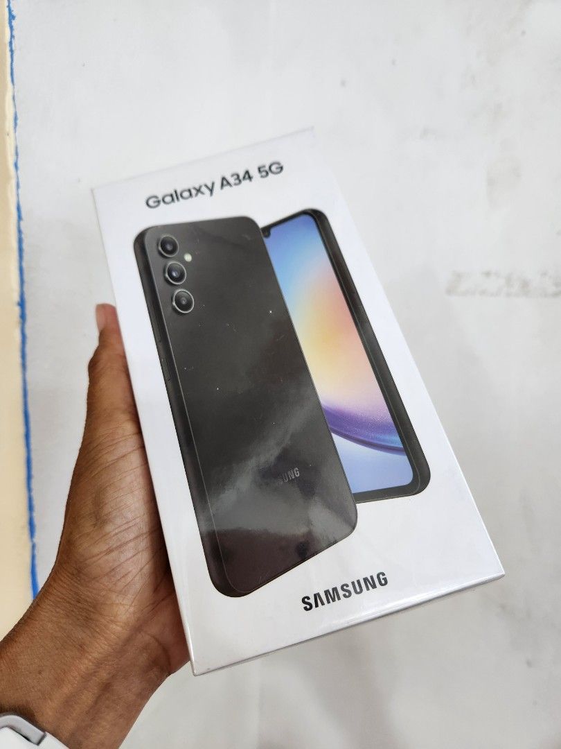 Galaxy A34 5g 128gb ' 8g ram (Category: Samsung) located in San Juan City. Submitted by tanexsulla42 (Listing ID 1300044828, Image 2). Description: We accept trade in Credit card / Home Credit Shipping Meet ups / Delivery Fb page: Ashley & Lyn.
