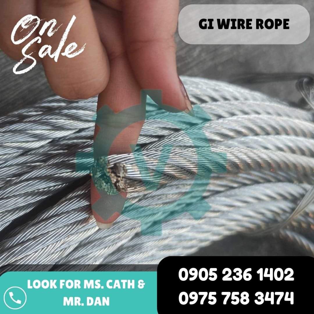 Gi wire rope, Commercial & Industrial, Industrial Equipment on Carousell